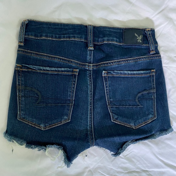 American Eagle High Rise Denim Shorts - Picture 2 of 4
